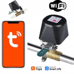 WI FI SIŁOWNIK STEROWNIK ZAWÓR WODY GAZU SMART HOME TUYA GOOGLE ALEXA