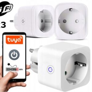 3x PROGRAMATOR CZASOWY INTELIGENTNE GNIAZDKO SMART WIFI TUYA WATOMIERZ