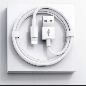 KABEL DO TELEFONU ŁADOWARKA USB LIGHTNING DO IPHONE BIAŁY 1M