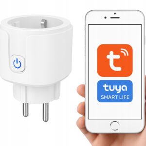 Wtyczka WiFi Smart 20A Tuya z Watomierzem Gniazdko Timer Alexa Google