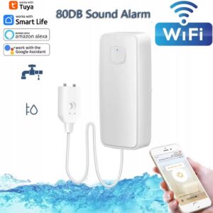 TUYA WI FI CZUJNIK WYCIEKU WODY SENSOR ALARM WYCIEKÓW WODY SMART LIFE