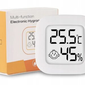 Mini LCD cyfrowy termometr higrometr temperatura wewnętrzna domowy miernik