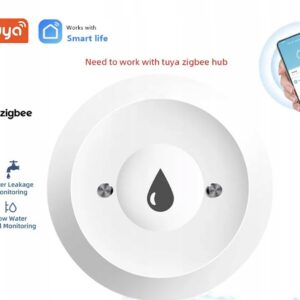 Tuya ZigBee SENSOR WYCIEKU WODY DETEKTOR WYCIEKU CZUJNIK Wi FI Smart Life