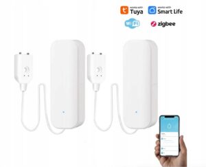 Tuya ZigBee SENSOR WYCIEKU WODY DETEKTOR WYCIEKU CZUJNIK Wi FI Smart Life