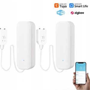 Tuya ZigBee SENSOR WYCIEKU WODY DETEKTOR WYCIEKU CZUJNIK Wi FI Smart Life