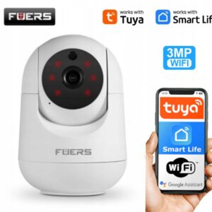 KAMERA OBROTOWA WIFI IP Fuers 3MP Tuya Smart Home STEROWANIE TELEFONEM