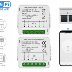 DOPUSZKOWY STEROWNIK ROLET WIFI MODUŁ ROLET WIFI TUYA SMART HOME