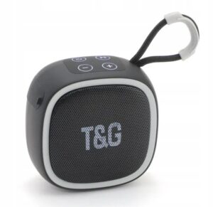 GŁOŚNIK BEZPRZEWODOWY MINI PRZENOŚNY GŁOŚNIK BLUETOOTH CZARNY NA PODRÓŻE