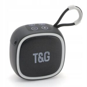 GŁOŚNIK BEZPRZEWODOWY MINI PRZENOŚNY GŁOŚNIK BLUETOOTH CZARNY NA PODRÓŻE