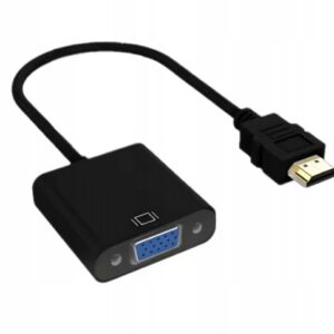 KONWERTER HDMI DO VGA KABEL ADAPTER MONITOR PRZEJŚCIÓWKA TV PC