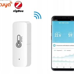 Nowoczesny Czujnik Temperatury i Wilgotności – Łatwa Instalacja Zigbee Tuya