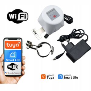 Sterownik Siłownik Zaworu Wody Gazu Zawór TUYA WIFI SMART HOME ZASILACZ