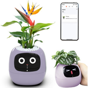 Inteligentna doniczka IVY SMART PLANTER osłonka na donicę FIOLETOWA