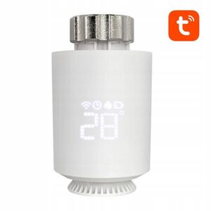 Inteligentny Termostat Zawór Głowica Grzejnikowy z LCD Me167 Zigbee Tuya