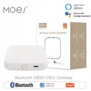 BRAMA MOES Tuya Bluetooth Gateway WiFi Hub Smart Life Mesh SIG Alexa Google