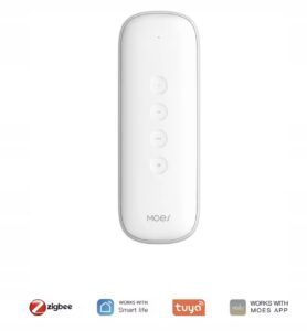 Pilot ZigBee MOES 4-kanałowy -12 Scen | Przełącznik scen Tuya | BIAŁY
