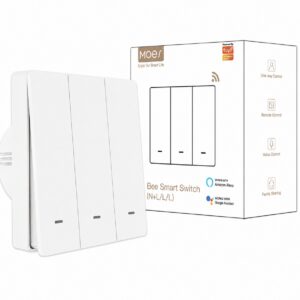 MOES Smart włącznik światła 3 klawisze WiFi Tuya Sterowanie Telefonem