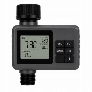 Programator Nawadniania Ogrodu Timer LCD IPX7 Automatyczny Sterownik Wody