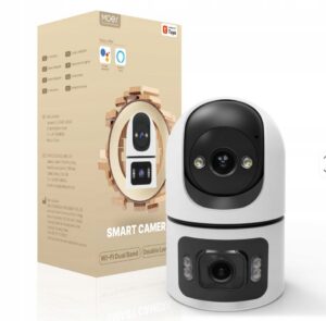 Kamera podwójna Tuya WiFi 4MP IR Śledzenie Ruchu